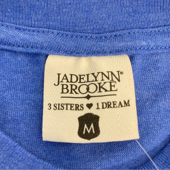 NWT JADELYNN BROOKE New Graphic Short Sleeve Flamingo You Are You Tee Shirt Med - Picture 7 of 12